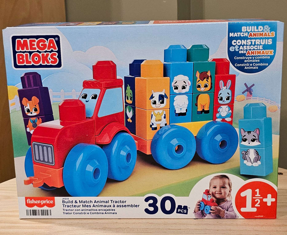 [NEW] build & match animal tractor MEGA BLOKS