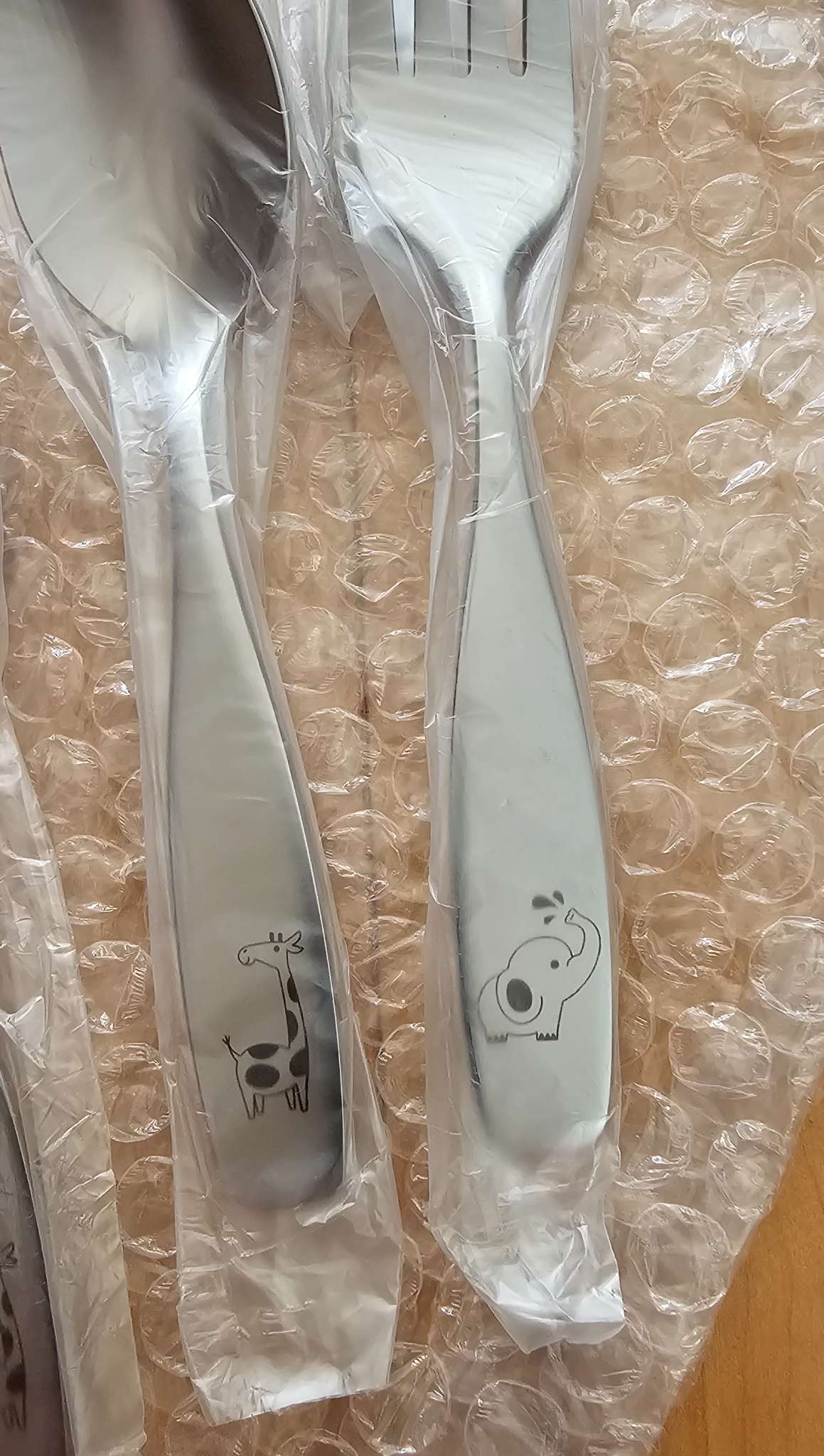 [NEW] Double set of stainless steel utensils
