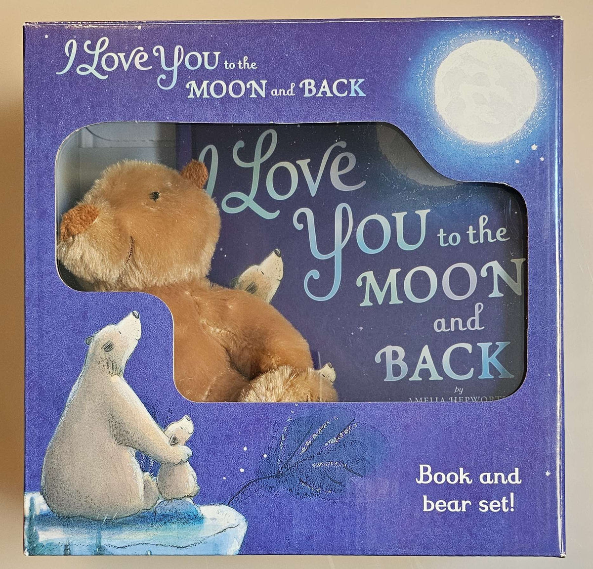 [NEW] Board Book + Plush Bear Gift Set