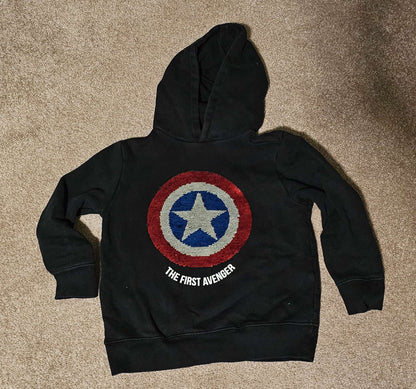 The First Avenger Hoodie Boys size 7, Kids 7
