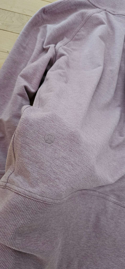 Heathered Pink Lululemon Pullover size 8, Kids 20