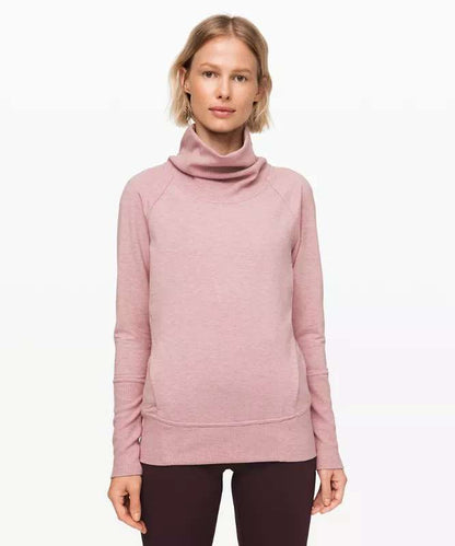 Heathered Pink Lululemon Pullover size 8, Kids 20
