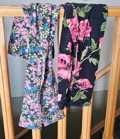 Bundle of floral leggings women's medium , Kids 20