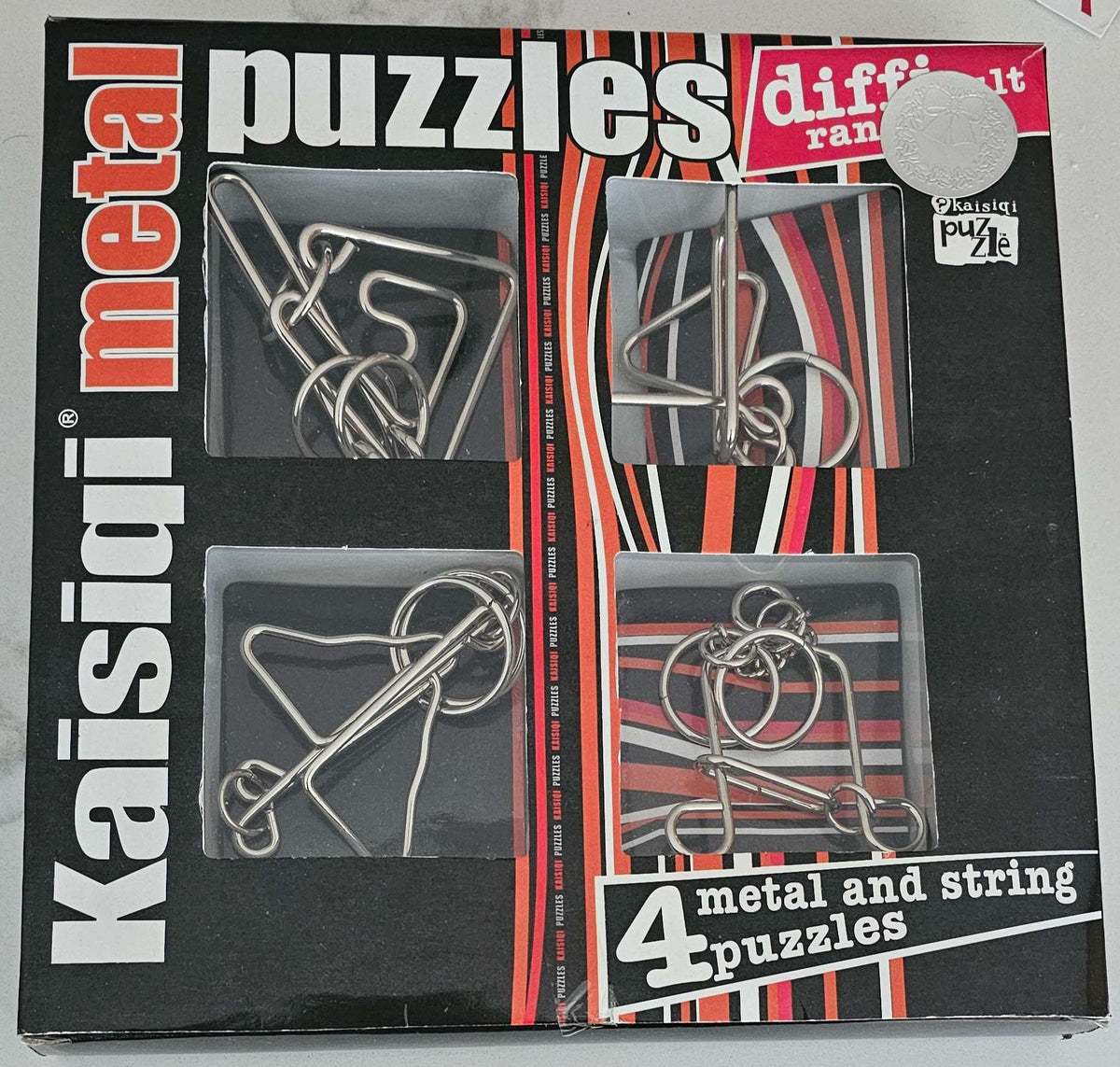 Challenging Metal Puzzles set of 4