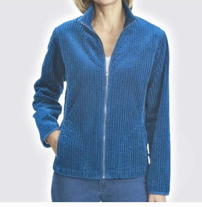 [NEW] Dusty Blue Corduroy Jacket Women's Small, Kids 16