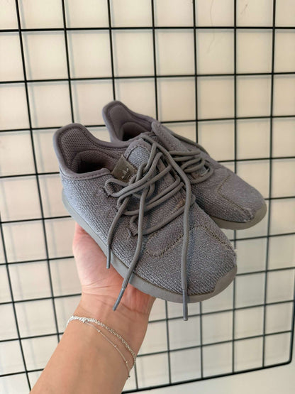 Gray Knit Sneakers, Shoes 8 (Toddler:2-4yr)
