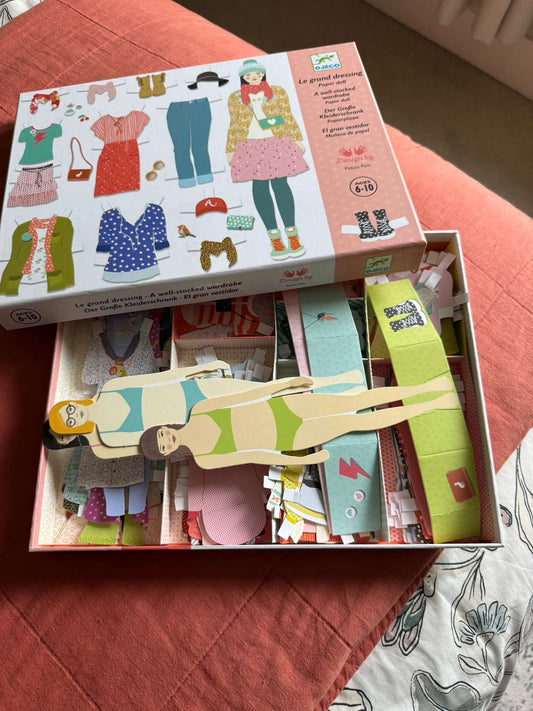 Djeco Paper Doll Dress-Up Set