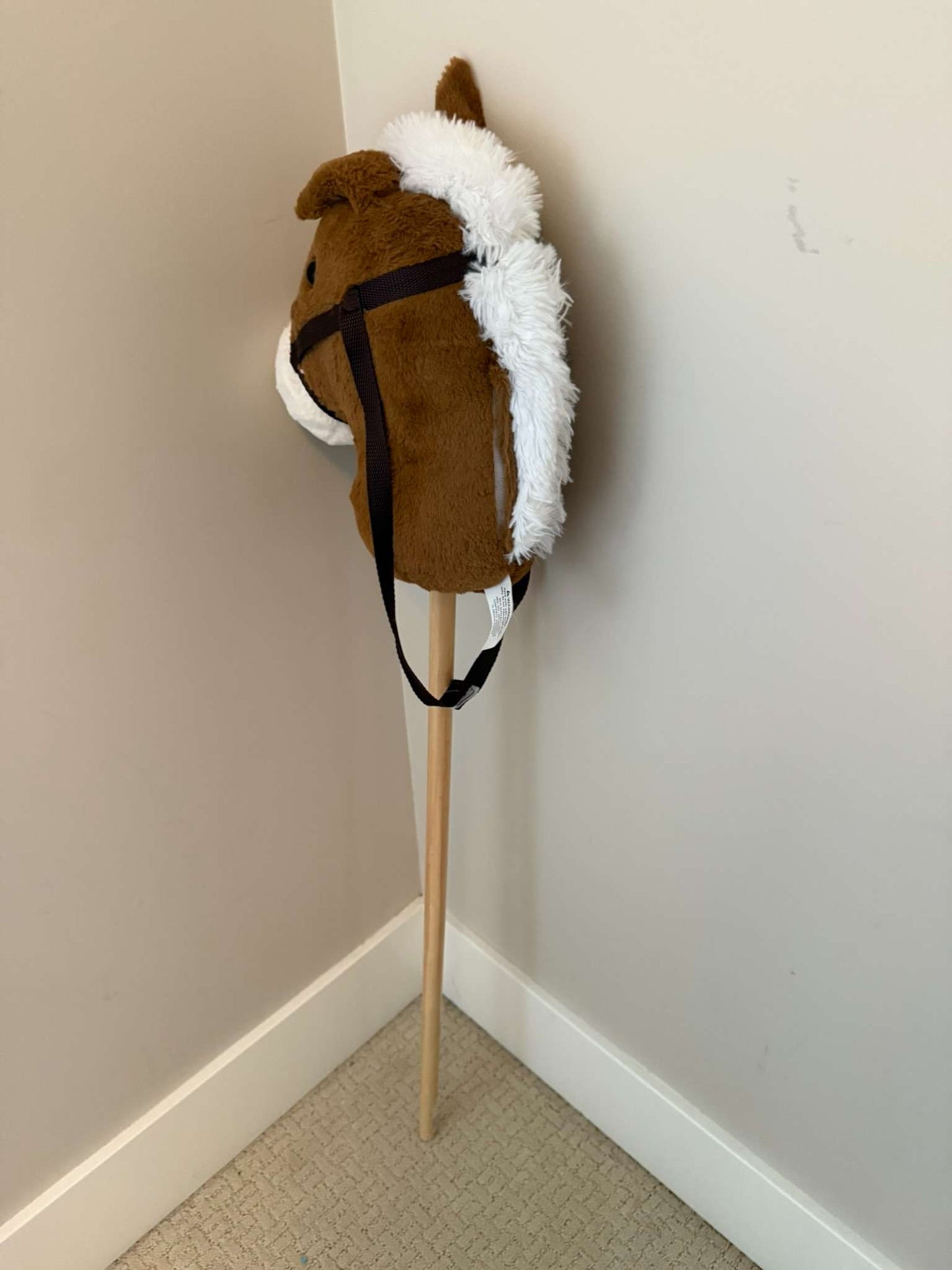 Plush Hobby Horse Stick Toy