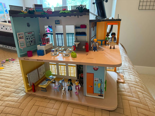Playmobil Large School + Bus MSRP: $250