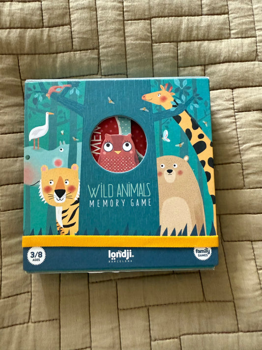 Wild Animals Memory Game