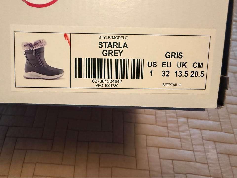 Cougar Winter Boots Size 1, Shoes 13 (Kids:4-8yr)