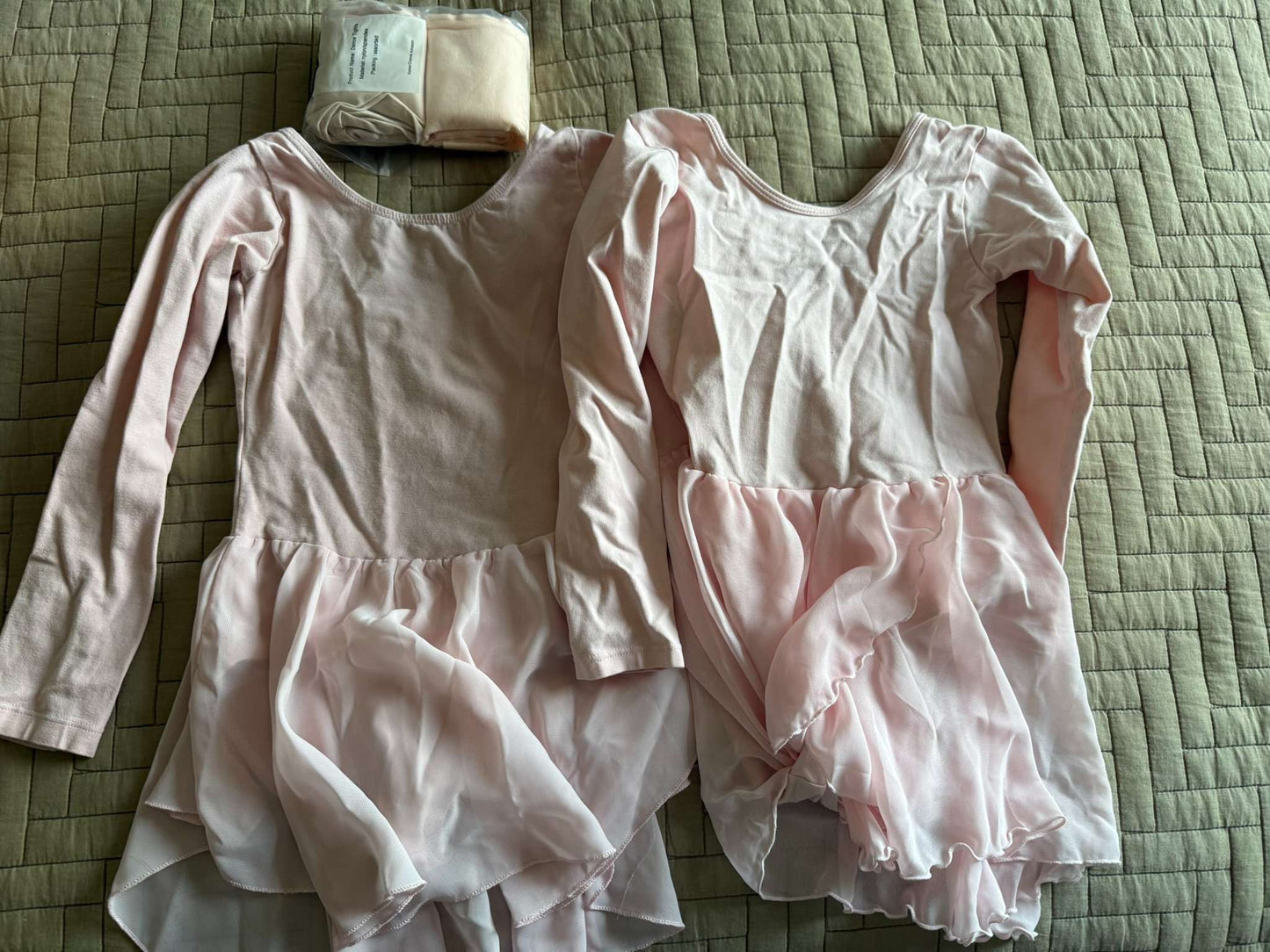 Ballet Dress Bundle + Tights, Kids 5/5T