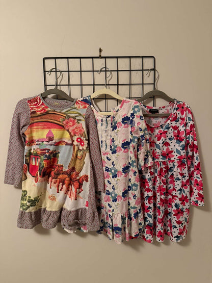 Girls Long Sleeve Dress Bundle , Kids 6/6X