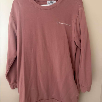 North Kinder Mama Crew Neck Tunic Sweater, Maternity M (8-10)