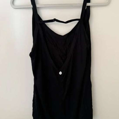 Lorna Jane Black 'Hump Day' Tank Top, Maternity L (12-14)