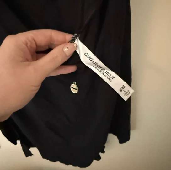 Lorna Jane Black 'Hump Day' Tank Top, Maternity L (12-14)
