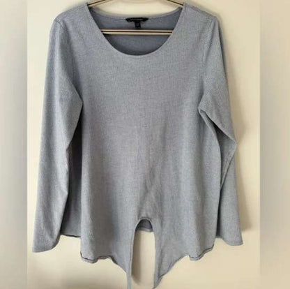 Banana Republic Stripe Tie-Front Top, Maternity L (12-14)