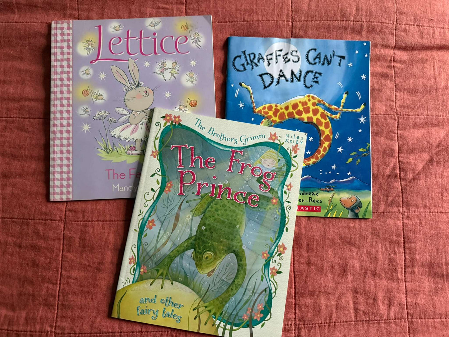 Children's Picture Book Lot - 3 Books - Giraffes Can't Dance & More