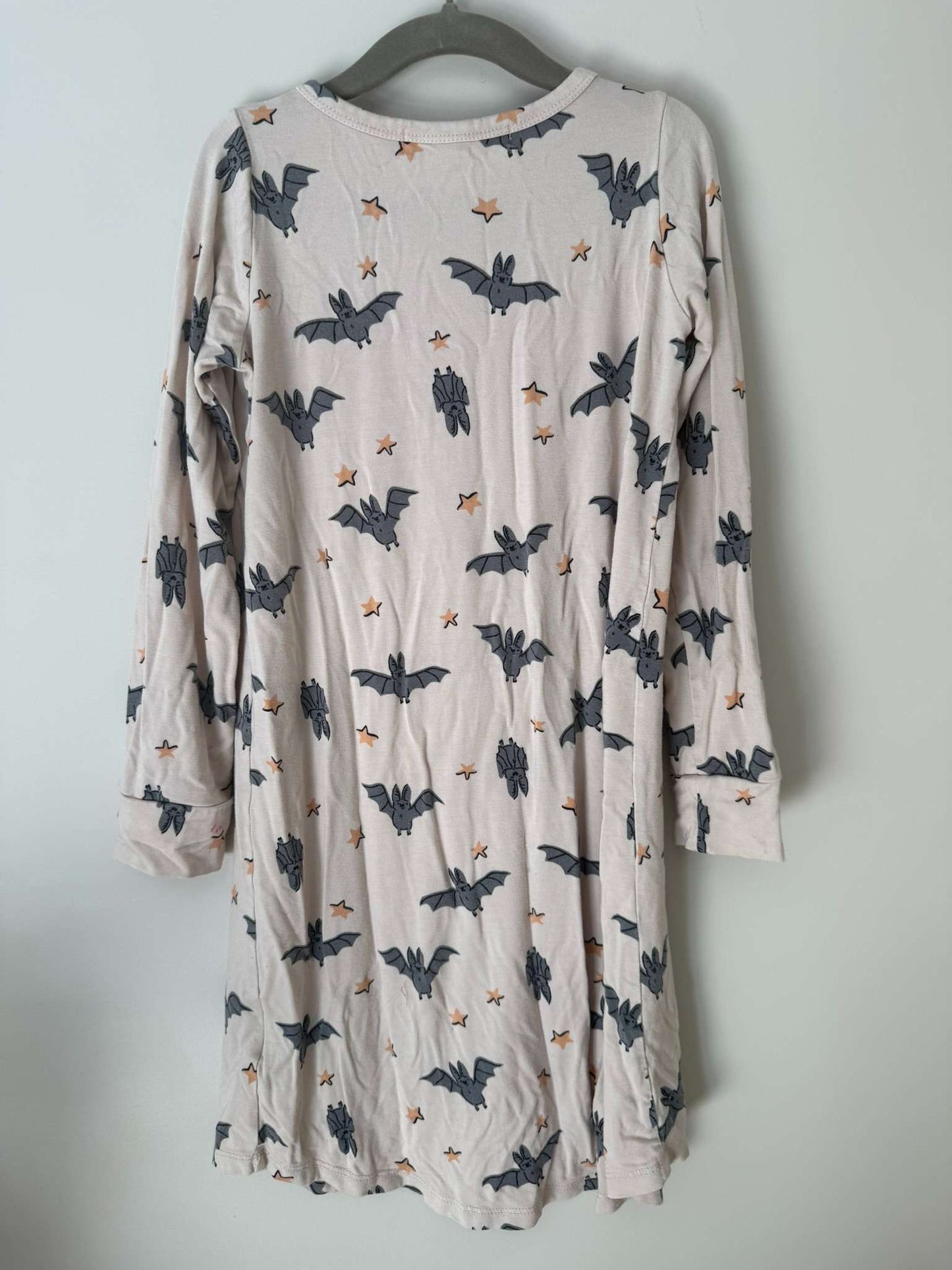 Bambi & Birdie Bat Print Sleep Dress - Size 6/7, Kids 6/6X