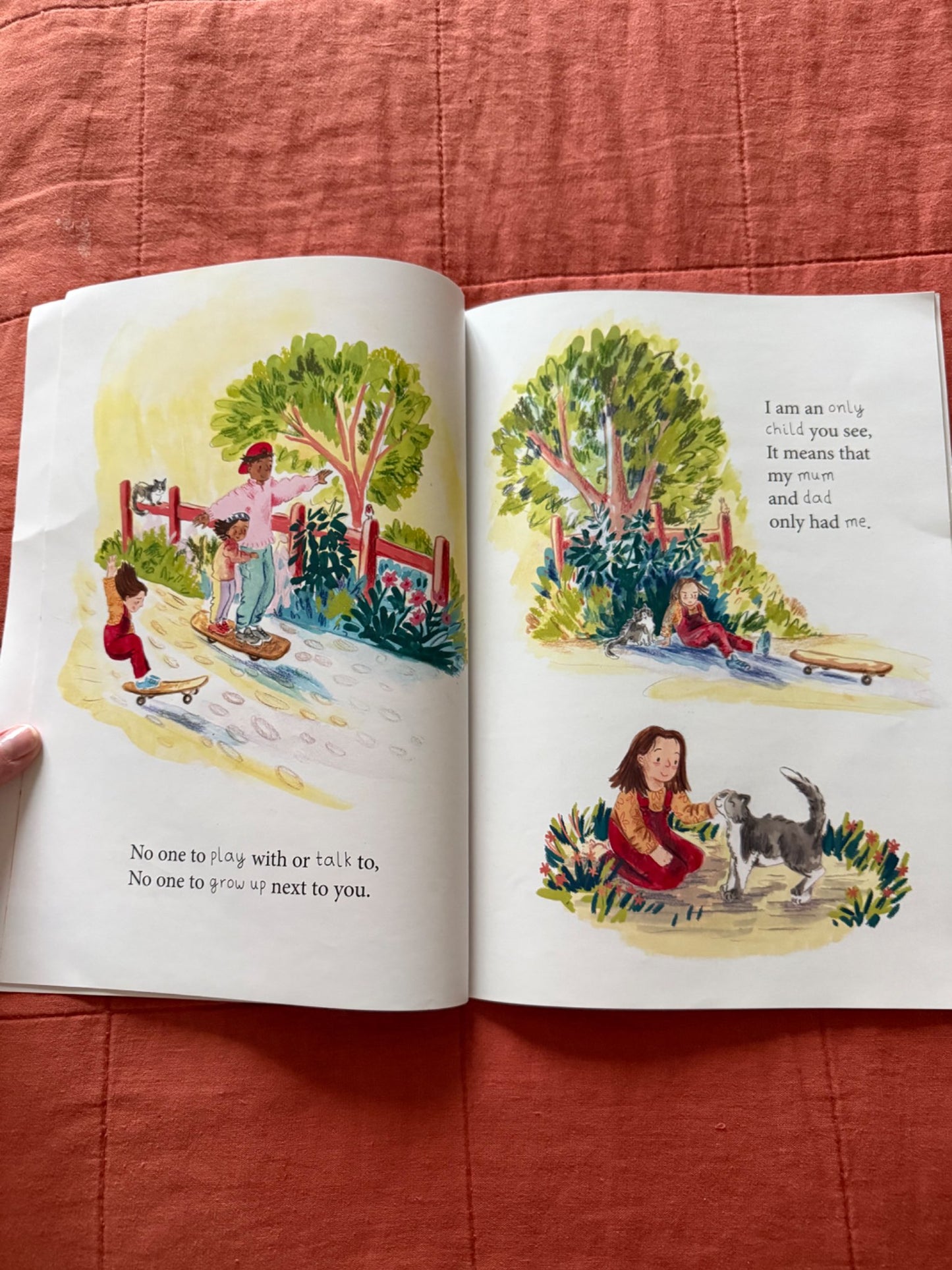 “Only Child NOT a Child Alone” (Signed by Author)