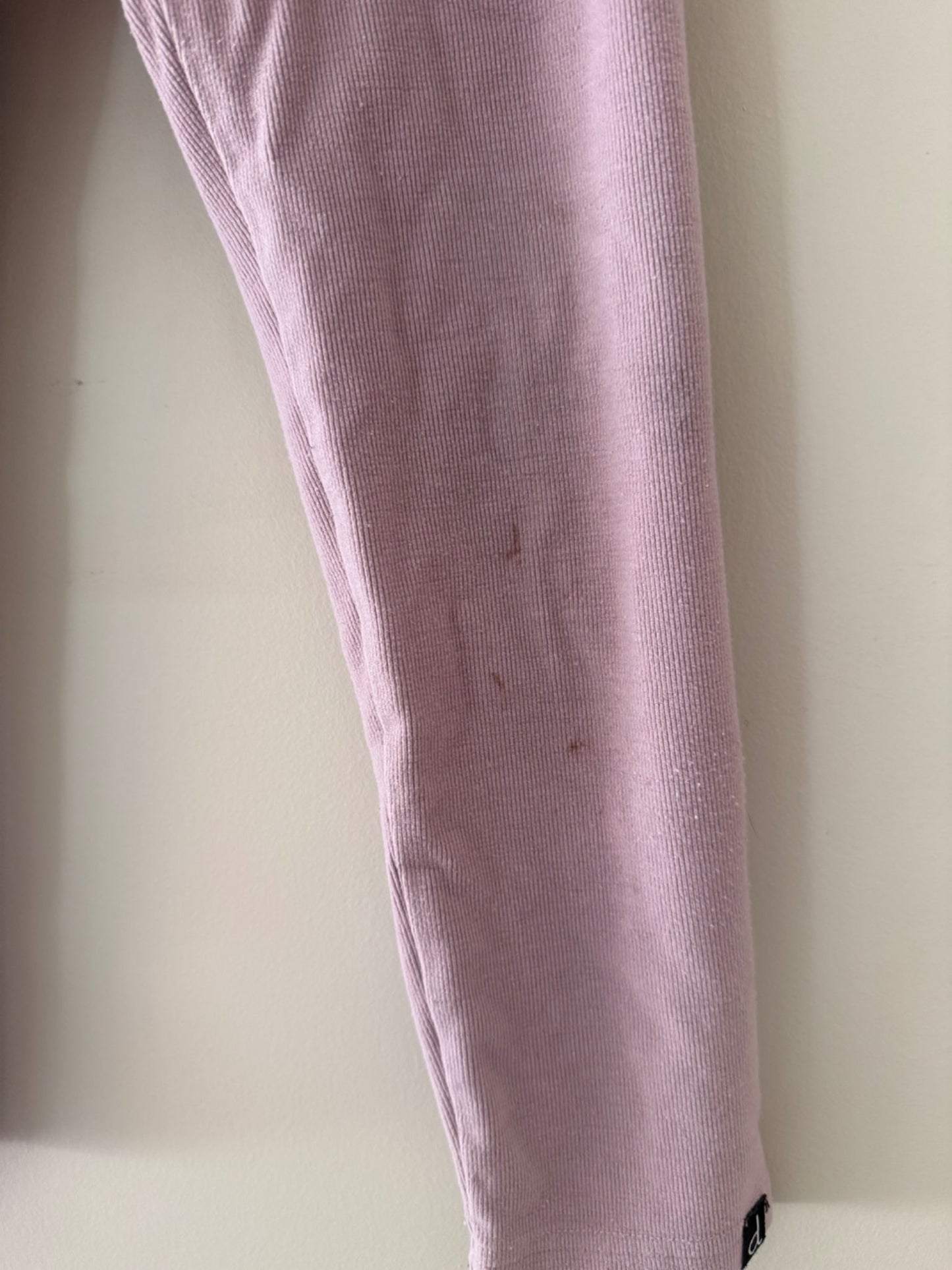 Deux par Deux Mauve Tulle Skirted Leggings - Girls Size 7, Kids 7