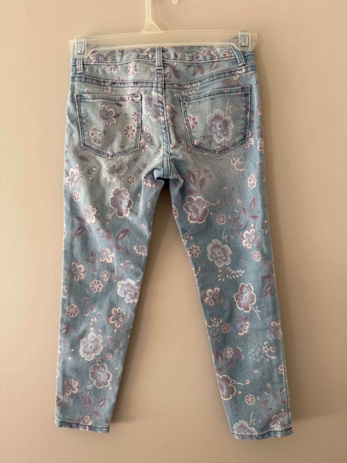 GapKids Floral Skinny Jeans, Size 6, Kids 6/6X