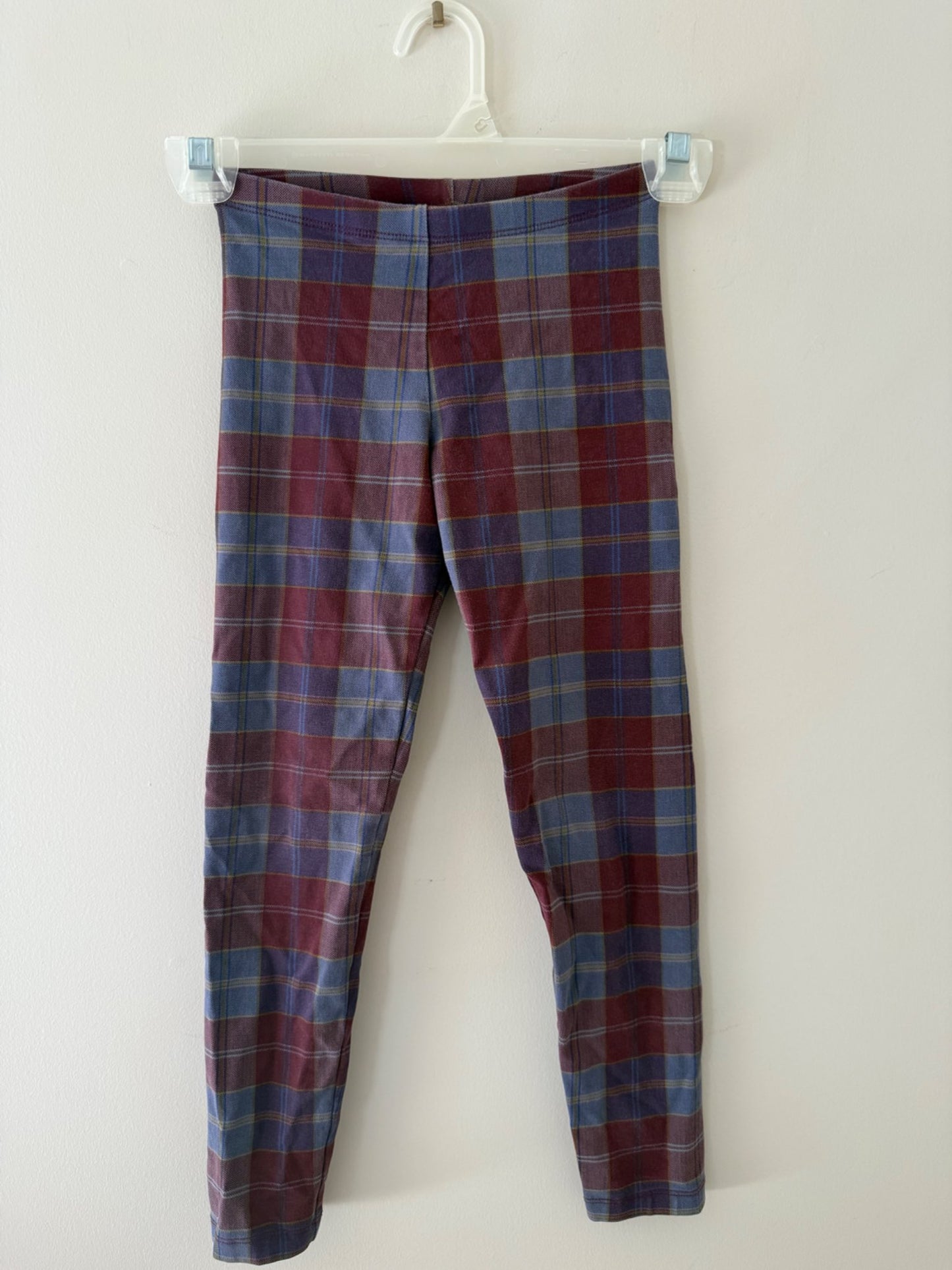 Tea Collection Plaid Leggings, Size 7, Kids 7