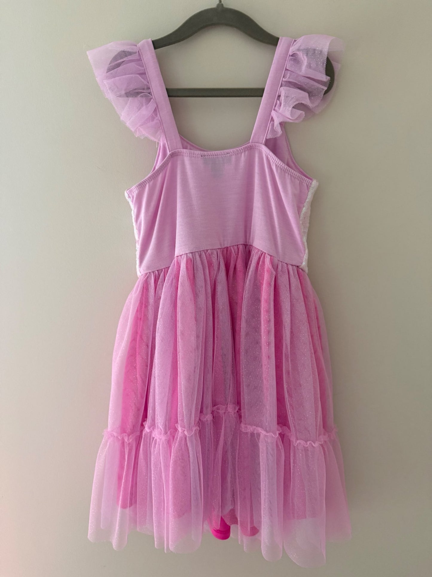 Zunie Sequin Butterfly Tulle Dress - Girls Size 6, Kids 6/6X