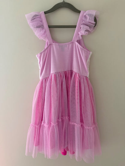 Zunie Sequin Butterfly Tulle Dress - Girls Size 6, Kids 6/6X