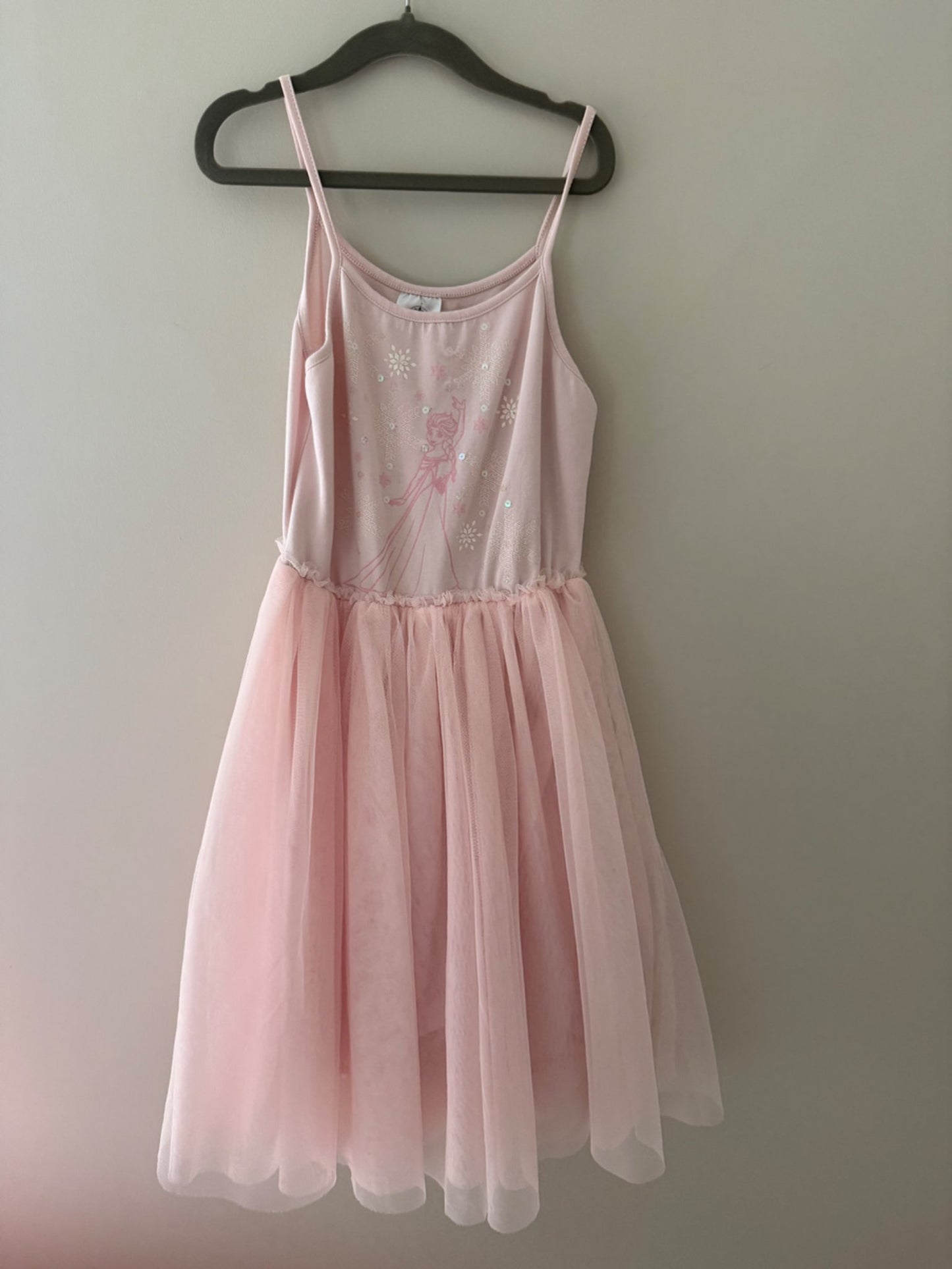 Disney Store Frozen Elsa Sequin Tutu Dress - Girls Size 7/8, Kids 7