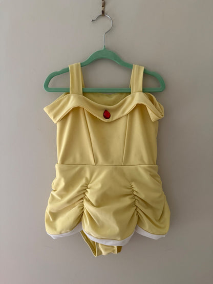 Great Pretenders Belle Inspired One-Piece Swimsuit - Girls Size 6, Kids 6/6X