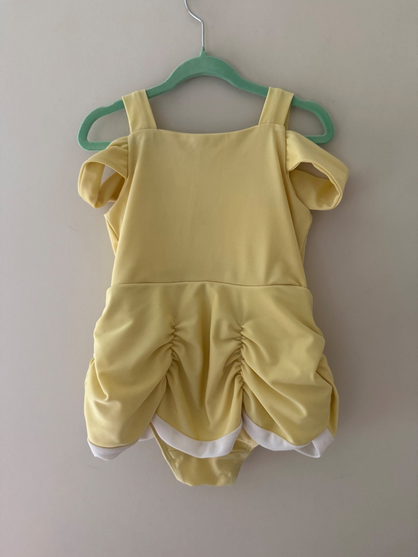 Great Pretenders Belle Inspired One-Piece Swimsuit - Girls Size 6, Kids 6/6X