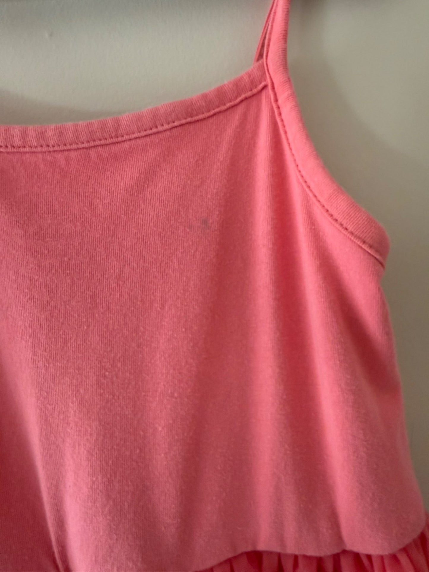 Rise Little Earthling Coral Pink Tulle Dress - Girls Size 5-6, Kids 5/5T