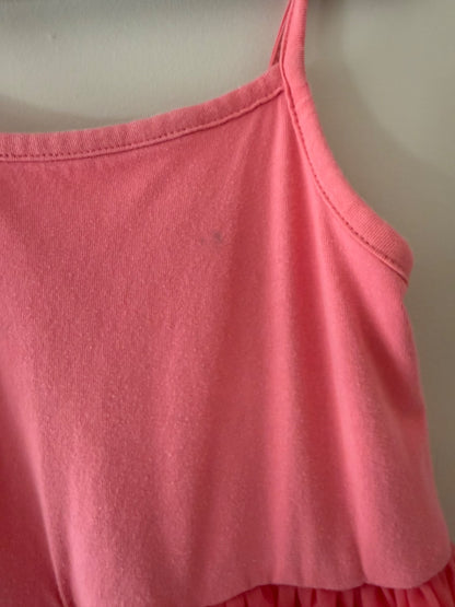 Rise Little Earthling Coral Pink Tulle Dress - Girls Size 5-6, Kids 5/5T