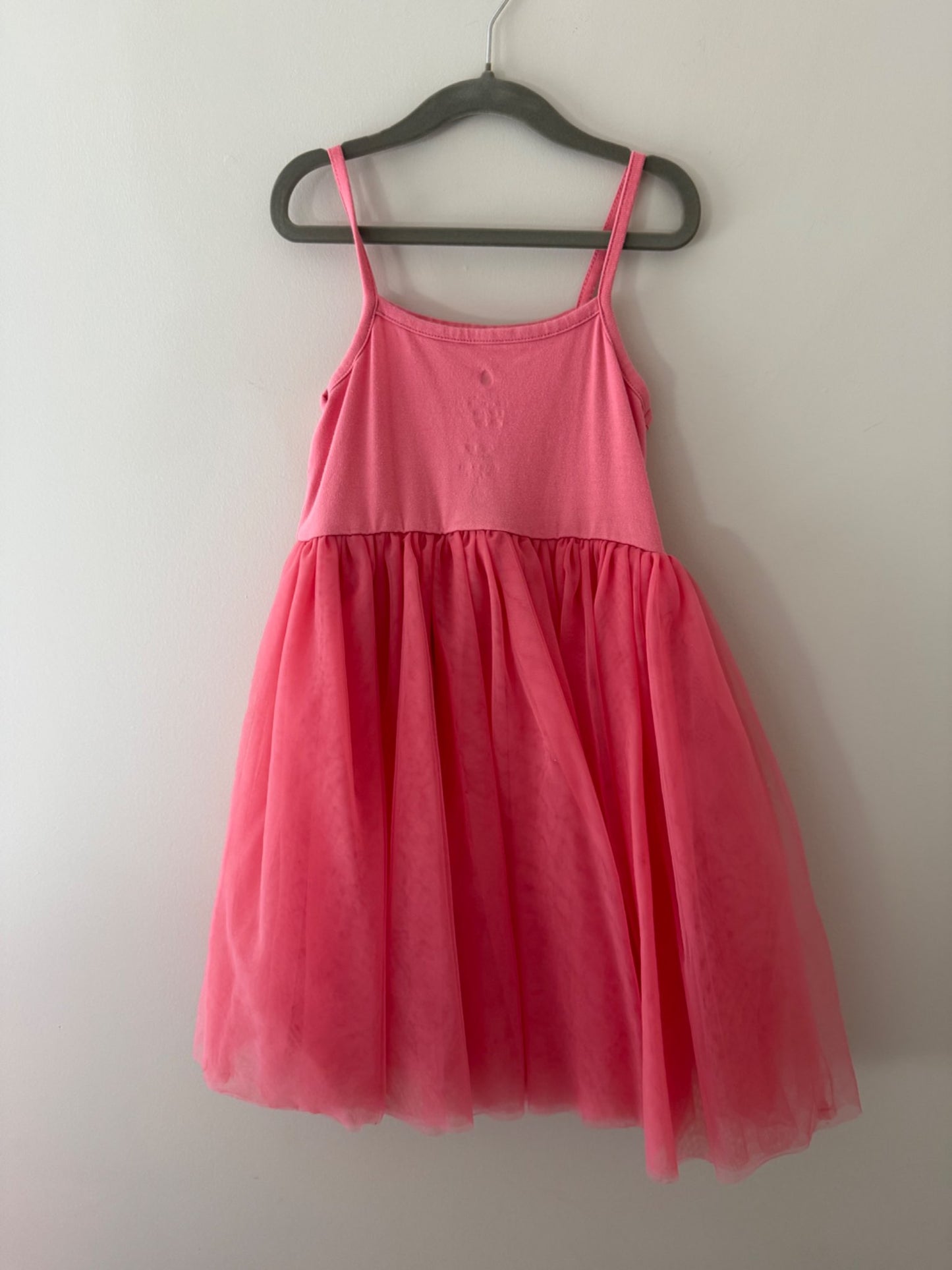 Rise Little Earthling Coral Pink Tulle Dress - Girls Size 5-6, Kids 5/5T