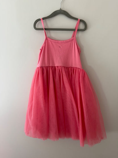 Rise Little Earthling Coral Pink Tulle Dress - Girls Size 5-6, Kids 5/5T