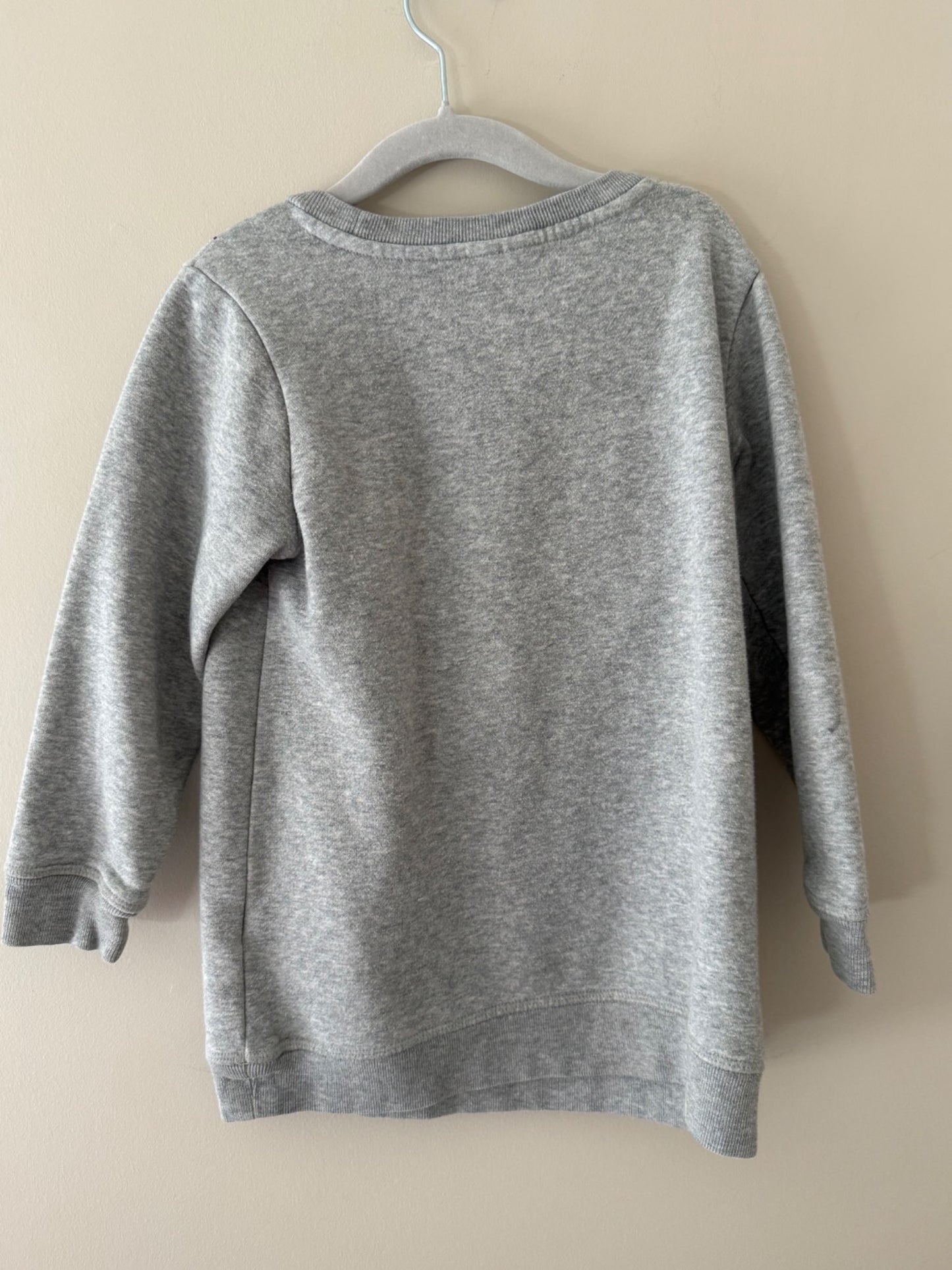Gap Rainbow Fanny Pack Graphic Sweatshirt - Girls Size 5, Kids 5/5T