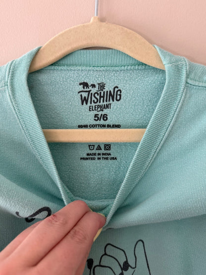 Wishing Elephant Girl Gang Sweatshirt Kids 5/6 , Kids 5/5T
