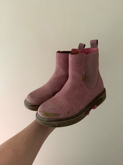 H&M Mauve Chelsea Boots - Size 12.5, Shoes 12.5 (Kids:4-8yr)