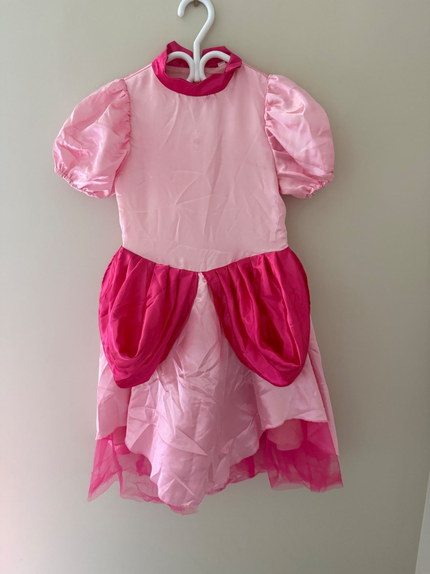 Princess Peach Costume Dress, Kids 6/6X