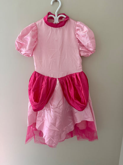 Princess Peach Costume Dress, Kids 6/6X