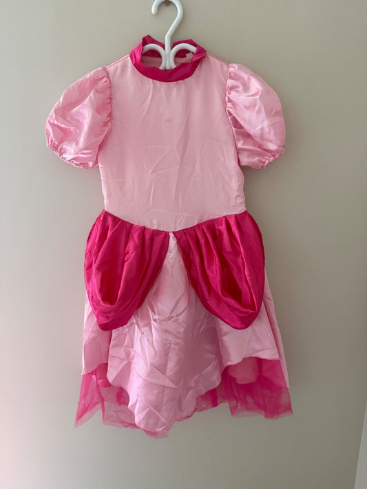 Princess Peach Costume Dress, Kids 6/6X
