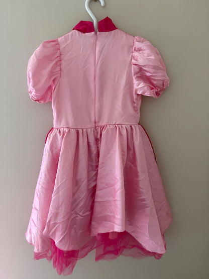 Princess Peach Costume Dress, Kids 6/6X