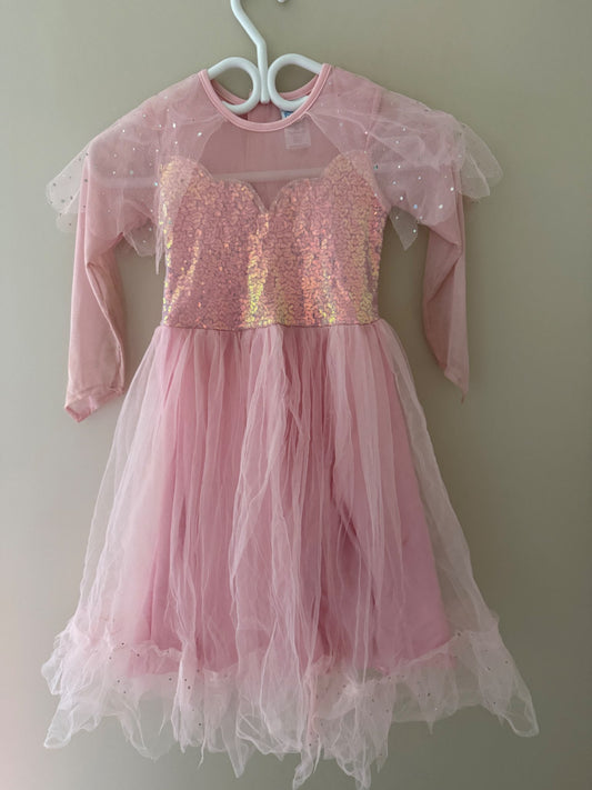 Great Pretenders Pink Sparkle Fairy Dress — Size 5-6, Kids 5/5T