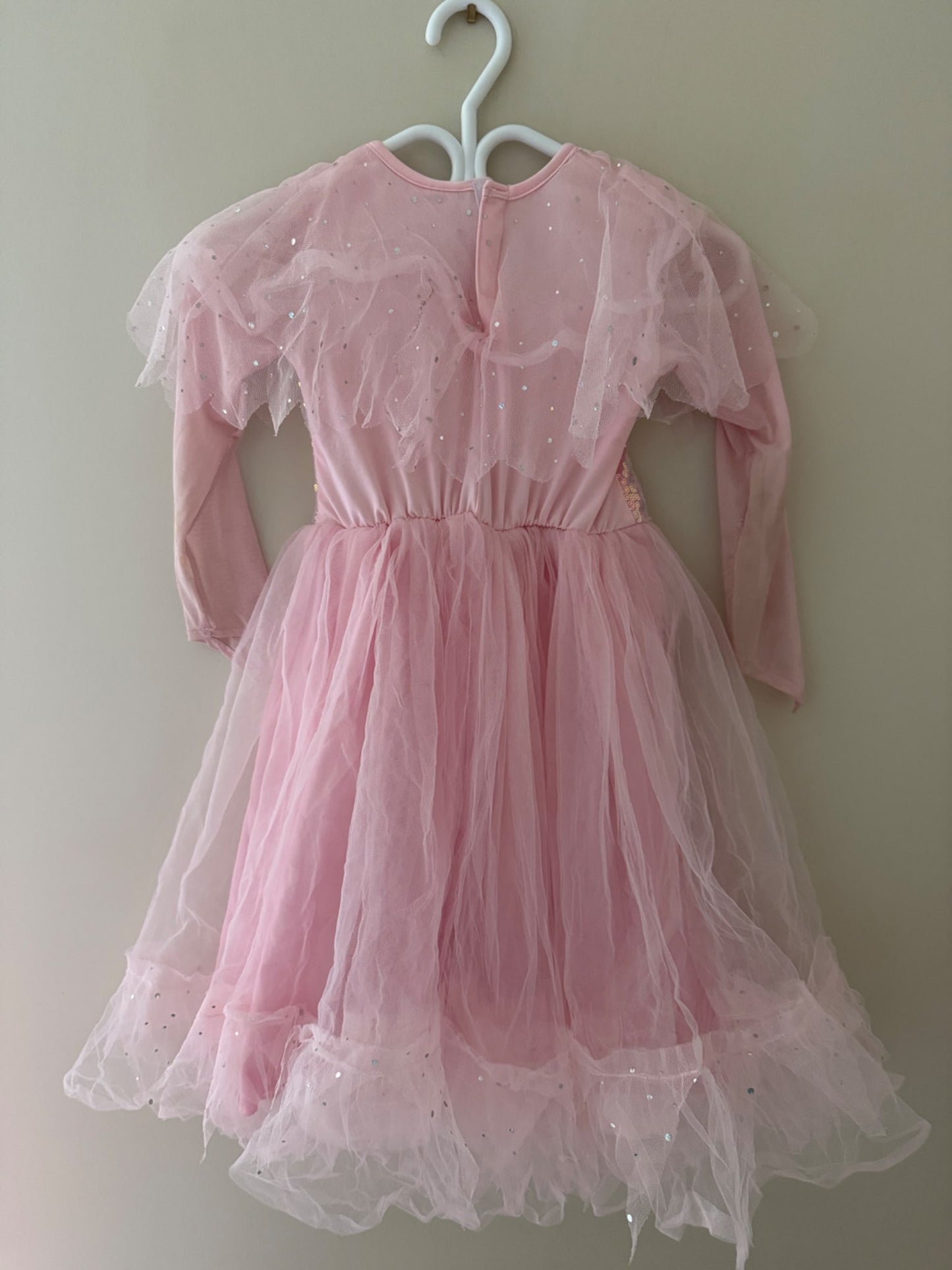 Great Pretenders Pink Sparkle Fairy Dress — Size 5-6, Kids 5/5T