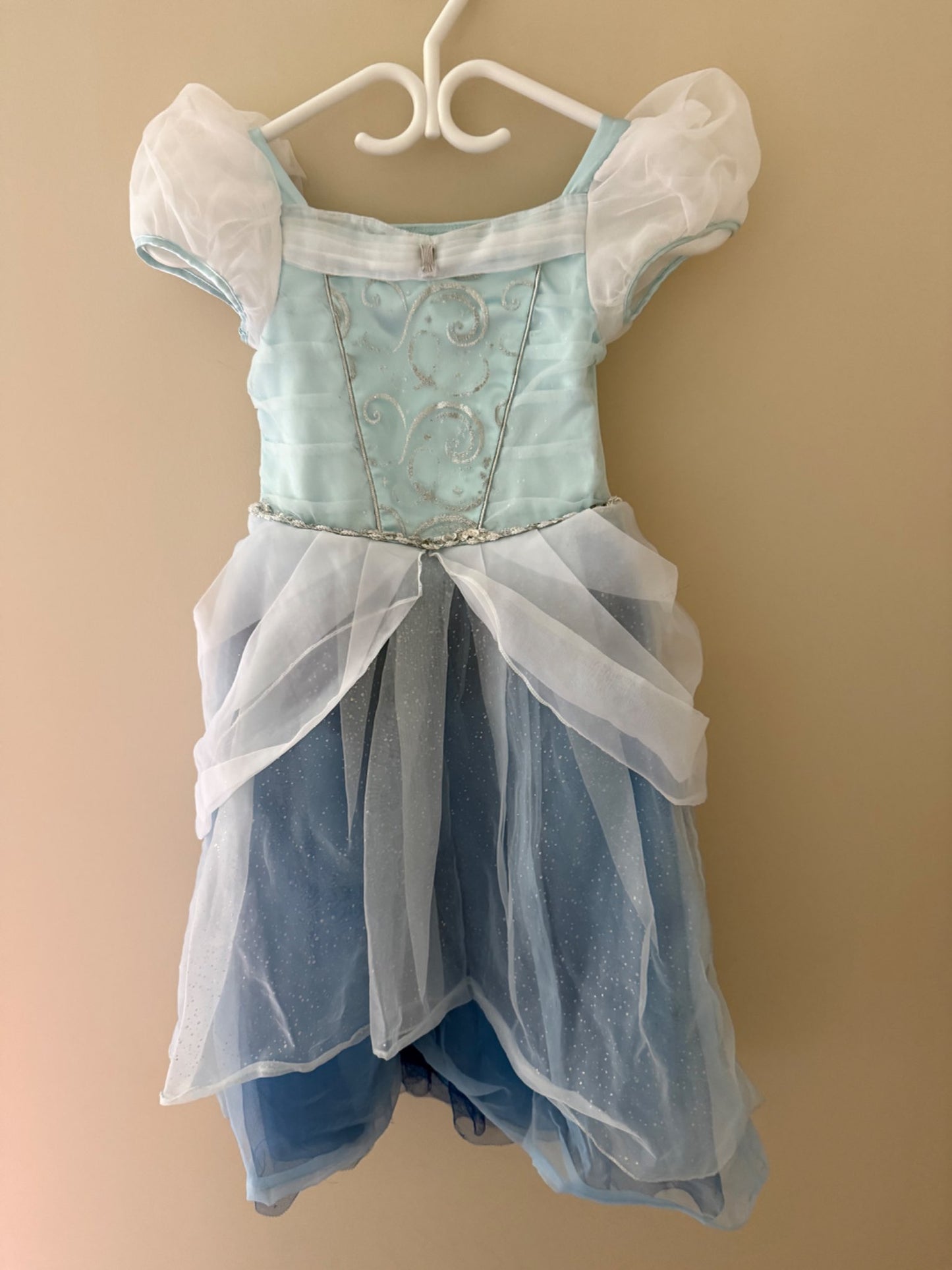 Disney Cinderella Costume Dress — Size 5/6, Kids 5/5T