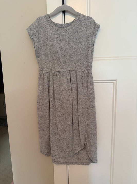 Gap Kids Grey Marled T-Shirt Dress, Size S (6-7), Kids 6/6X