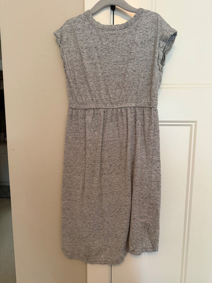 Gap Kids Grey Marled T-Shirt Dress, Size S (6-7), Kids 6/6X