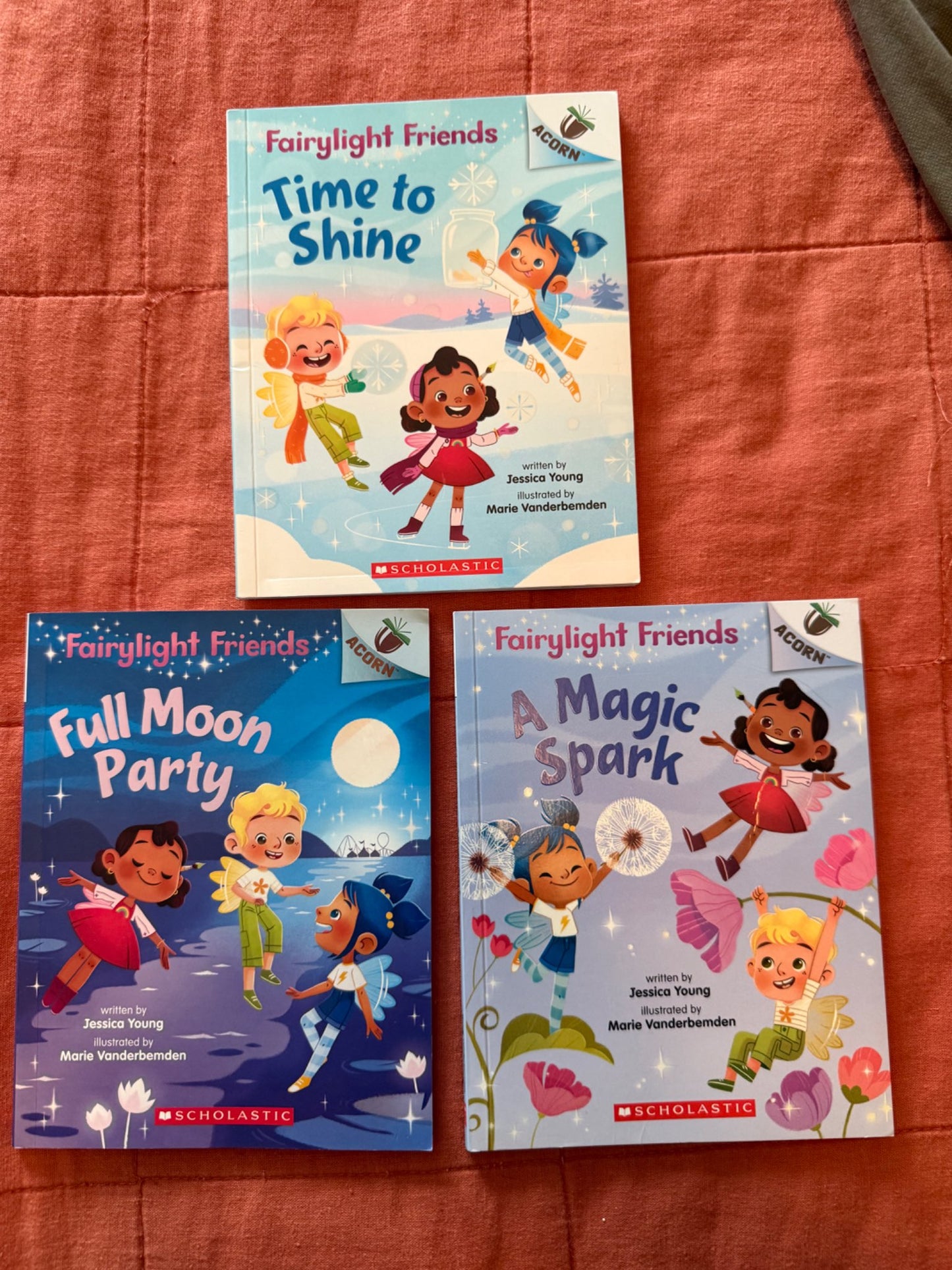 Fairylight Friends Scholastic Acorn Books, Set of 3