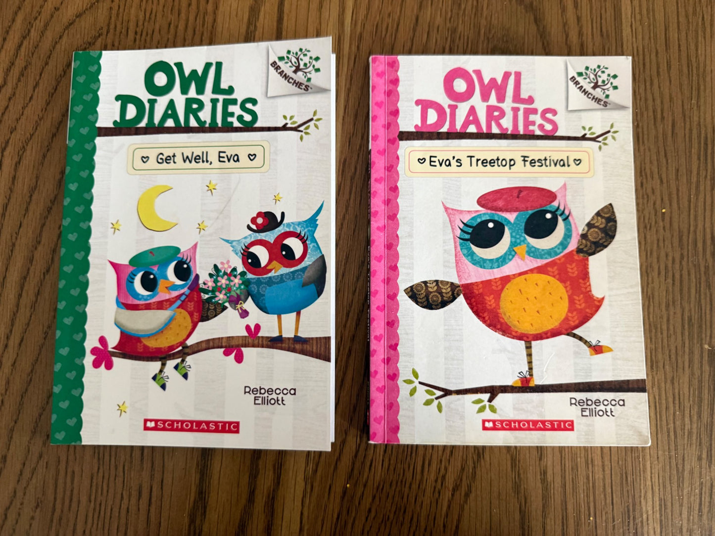 Owl Diaries Scholastic Branches Books, Set of 2